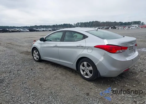 2013 Hyundai Elantra Gls/Limited from USA, damaged, VIN 5NPDH4AE3DH168994